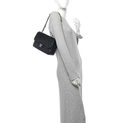 Chanel Lambskin Quilted Medium Westminster Pearl Flap Black 2 of 10