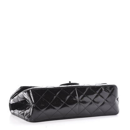 Chanel Distressed Patent Quilted 2.55 Reissue 227 Flap Black 4 of 16