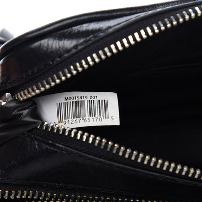 Marc Jacobs Natural Grain Calfskin Quilted The Softshot 21 Bag Black 9 of 12