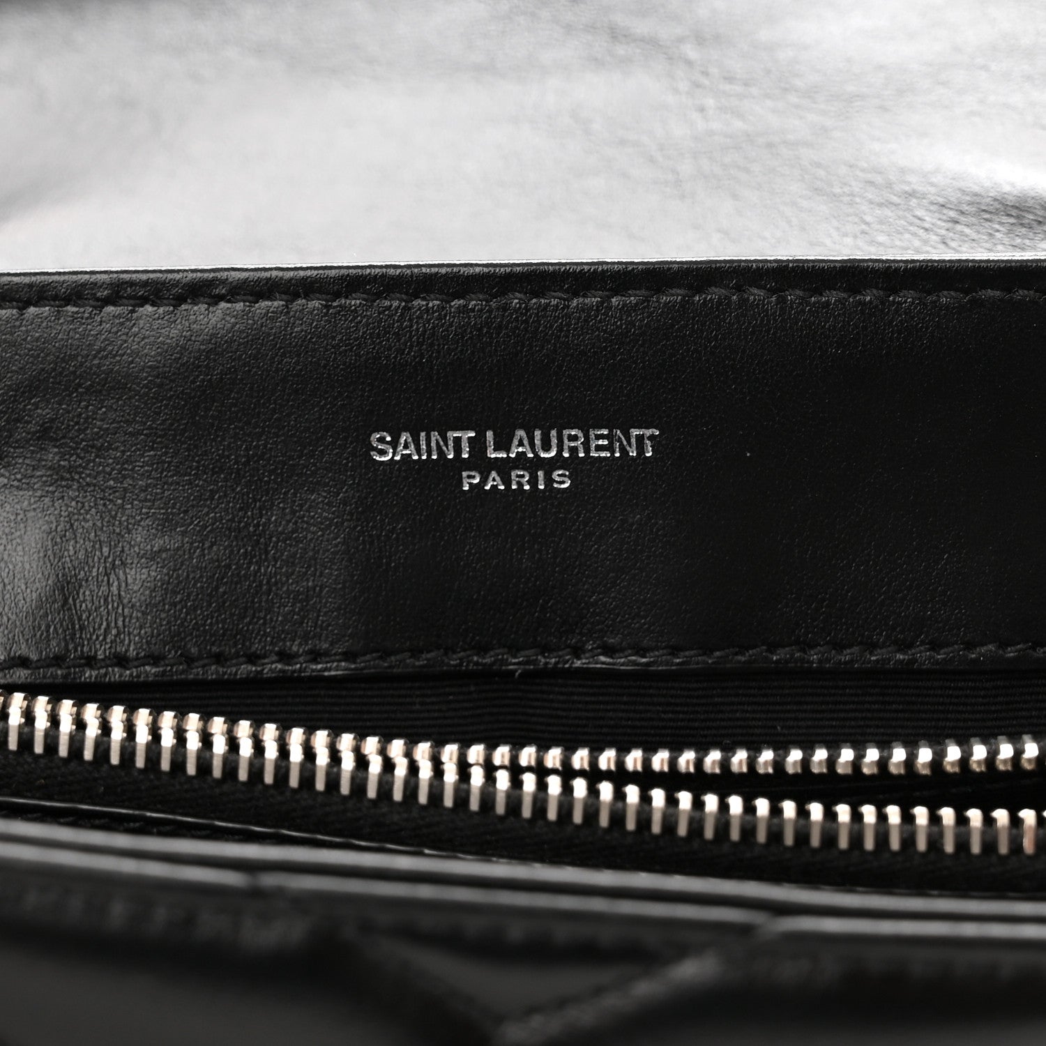 Saint Laurent Calfskin Y Quilted Monogram Small Loulou Chain Satchel Black 6 of 10