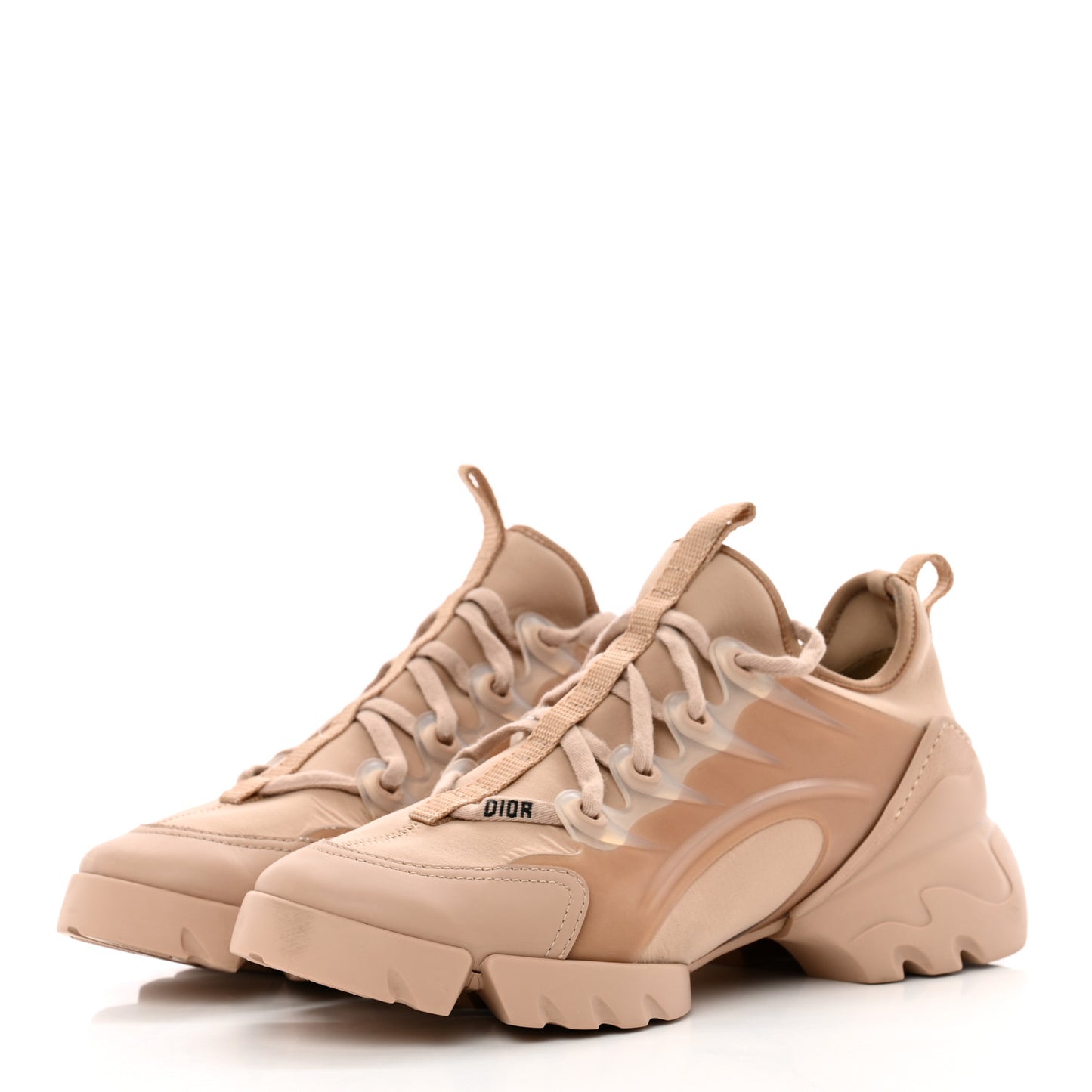 Neoprene Rubber Womens D-Connect Sneakers 39 Nude