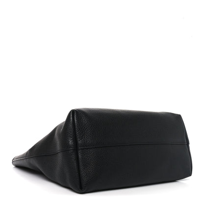 Prada Vitello Daino Pocket Shopping Tote Black 4 of 9