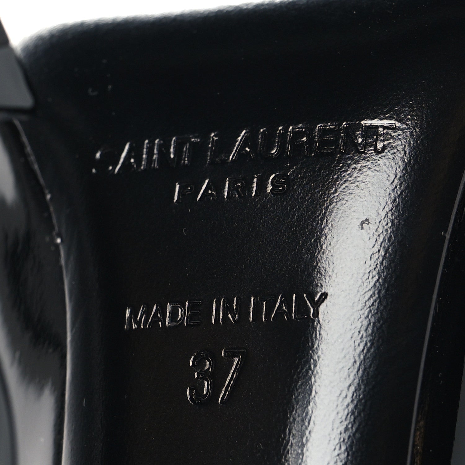 Saint Laurent Patent Opyum 110 Pumps 37 Black 8 of 10