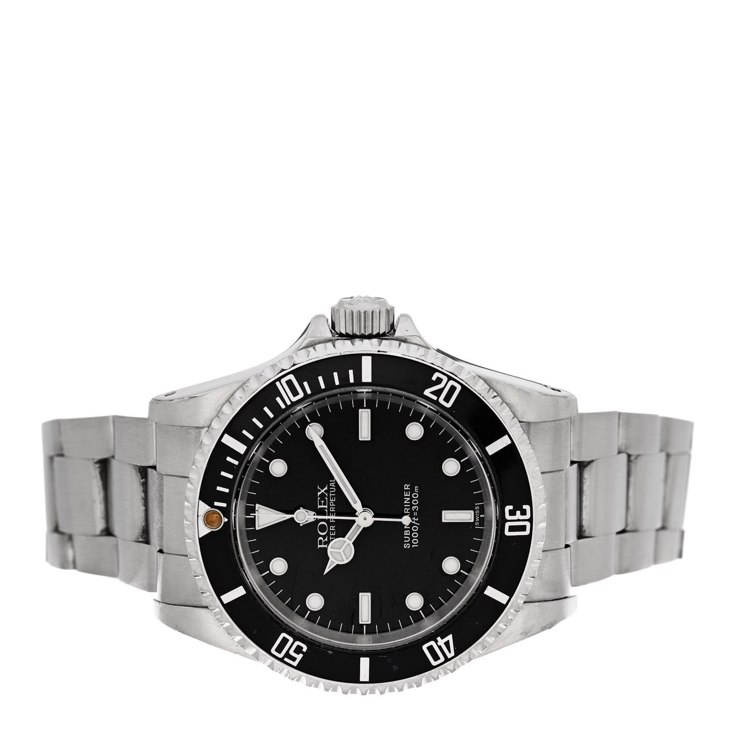 Stainless Steel 40mm Oyster Perpetual Submariner Watch Black 14060