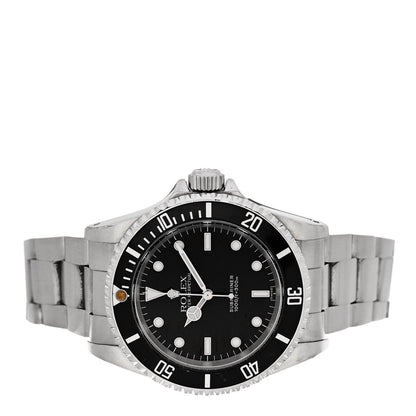 Rolex Stainless Steel 40mm Oyster Perpetual Submariner Watch Black 14060 2 of 4