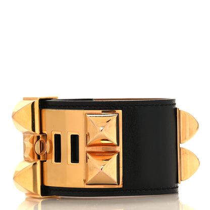 Hermes Box Collier de Chien CDC Bracelet T2 Black 3 of 6
