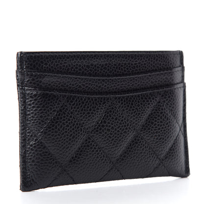 Chanel Caviar Quilted Card Holder Black 3 of 9