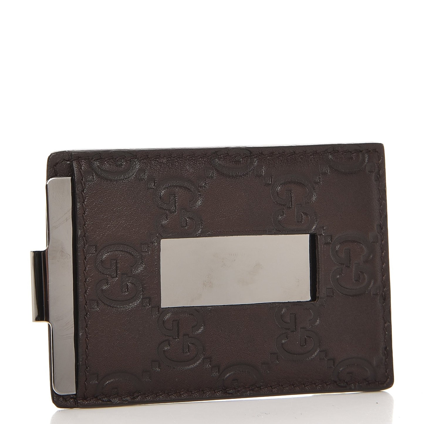 Guccissima Money Clip Chocolate