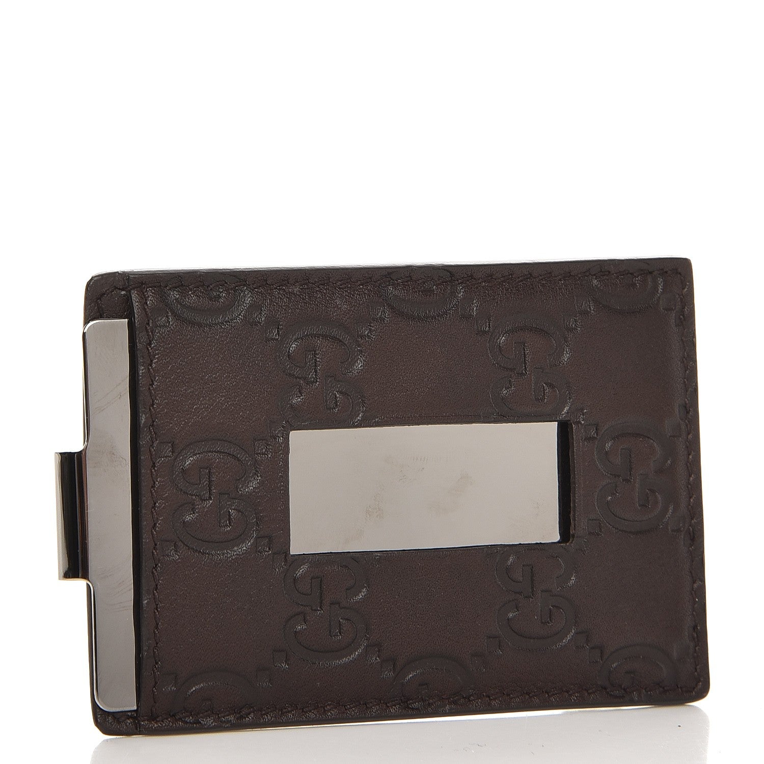 Gucci Guccissima Money Clip Chocolate 3 of 5