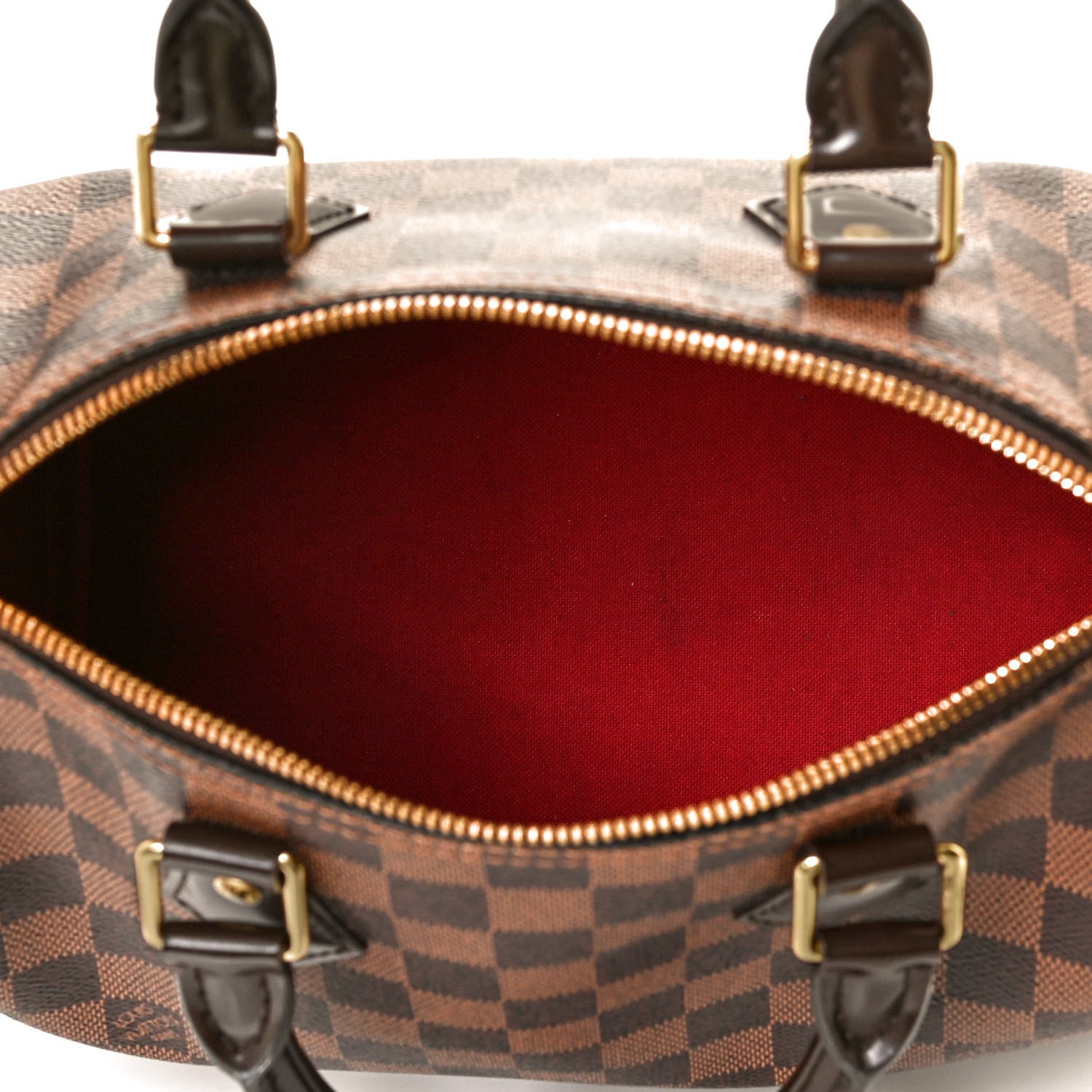 Louis Vuitton Damier Ebene Speedy Bandouliere 25 5 of 12
