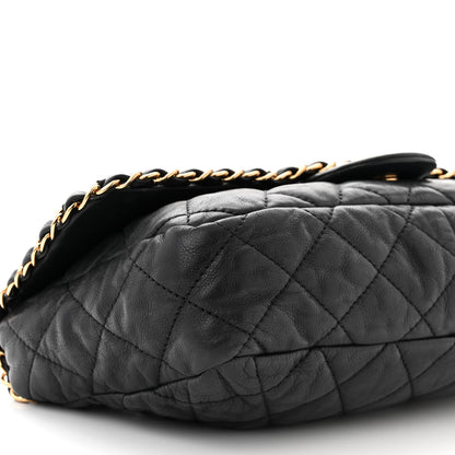 Chanel Calfskin Quilted Medium Chain Me Flap Black 9 of 13