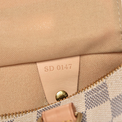 Louis Vuitton Damier Azur Speedy Bandouliere 30 7 of 13