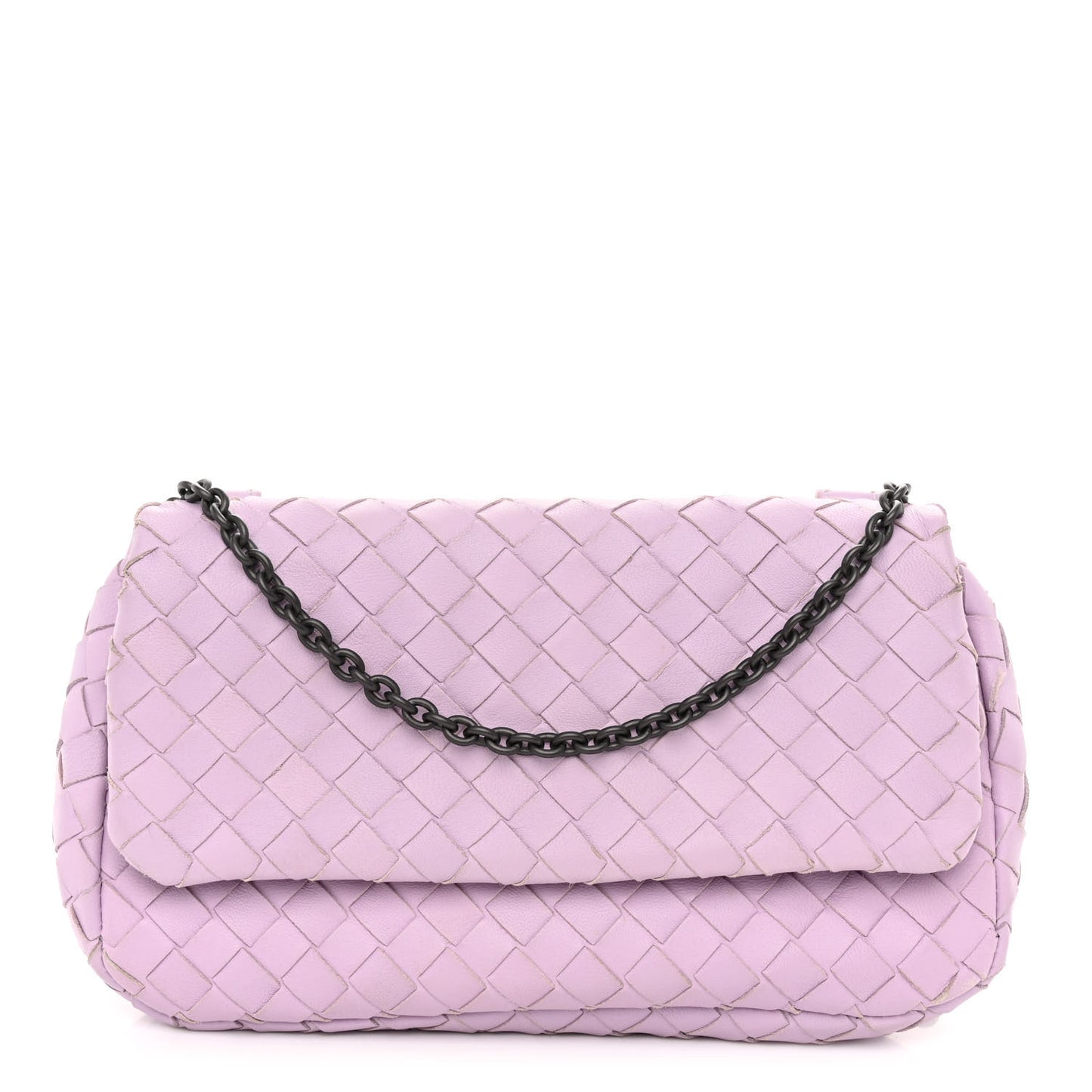Nappa Intrecciato Small Chain Crossbody Parme
