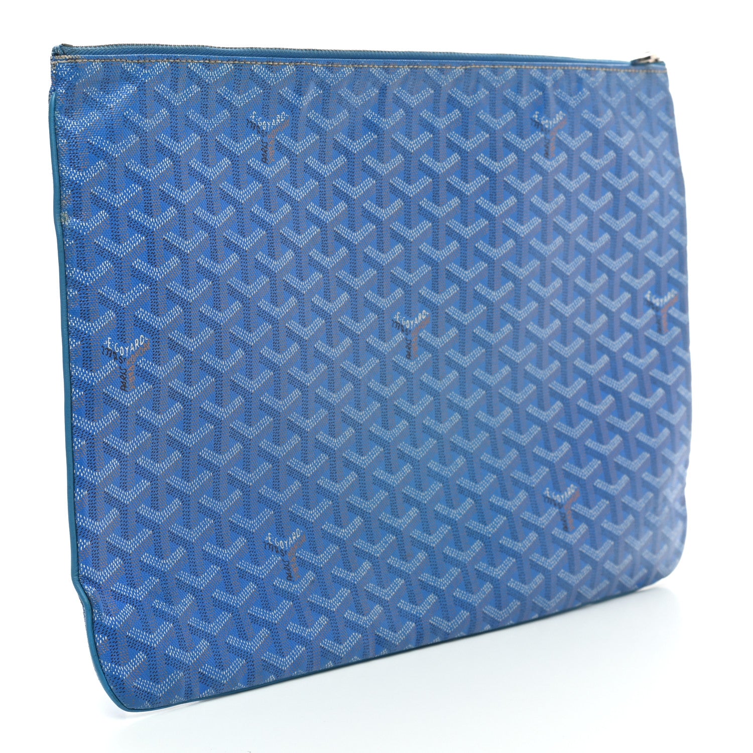 Goyard Goyardine Senat Pochette GM Sky Blue 3 of 10
