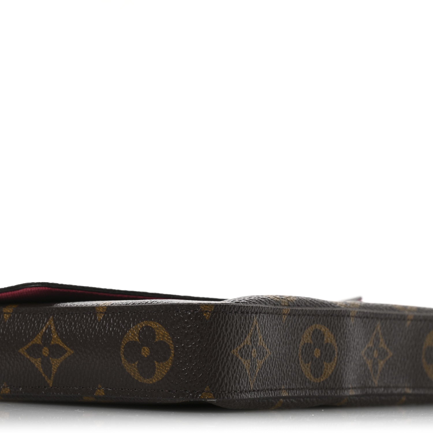 Louis Vuitton Monogram Pochette Felicie Chain Wallet Fuchsia 11 of 14