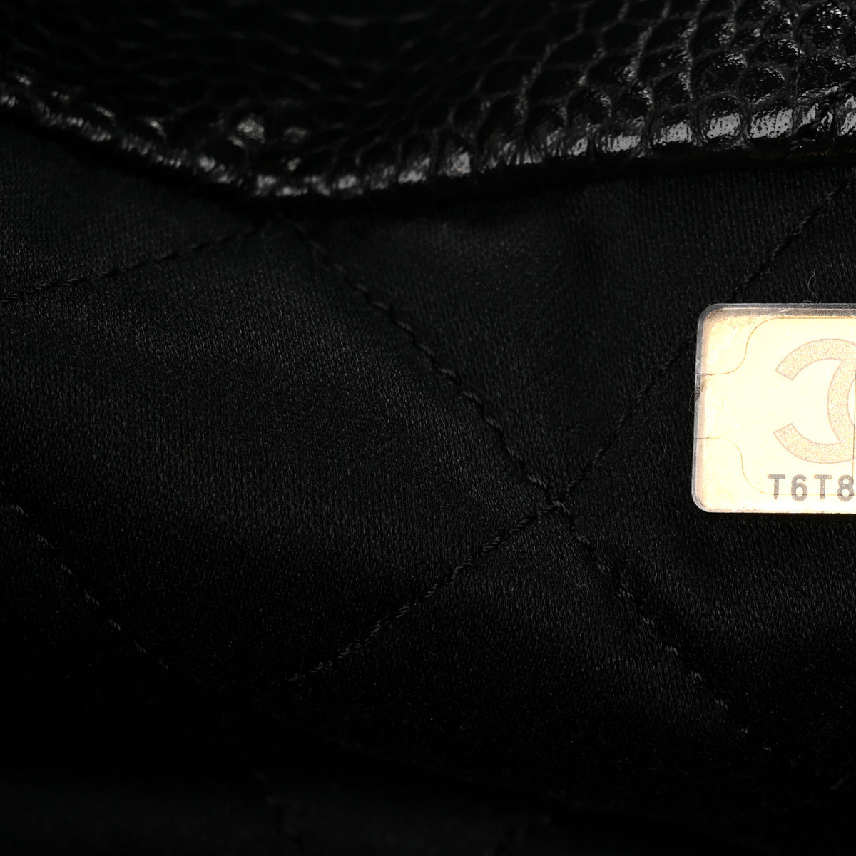 Chanel Shiny Caviar Quilted Chanel 22 Black 8 of 11