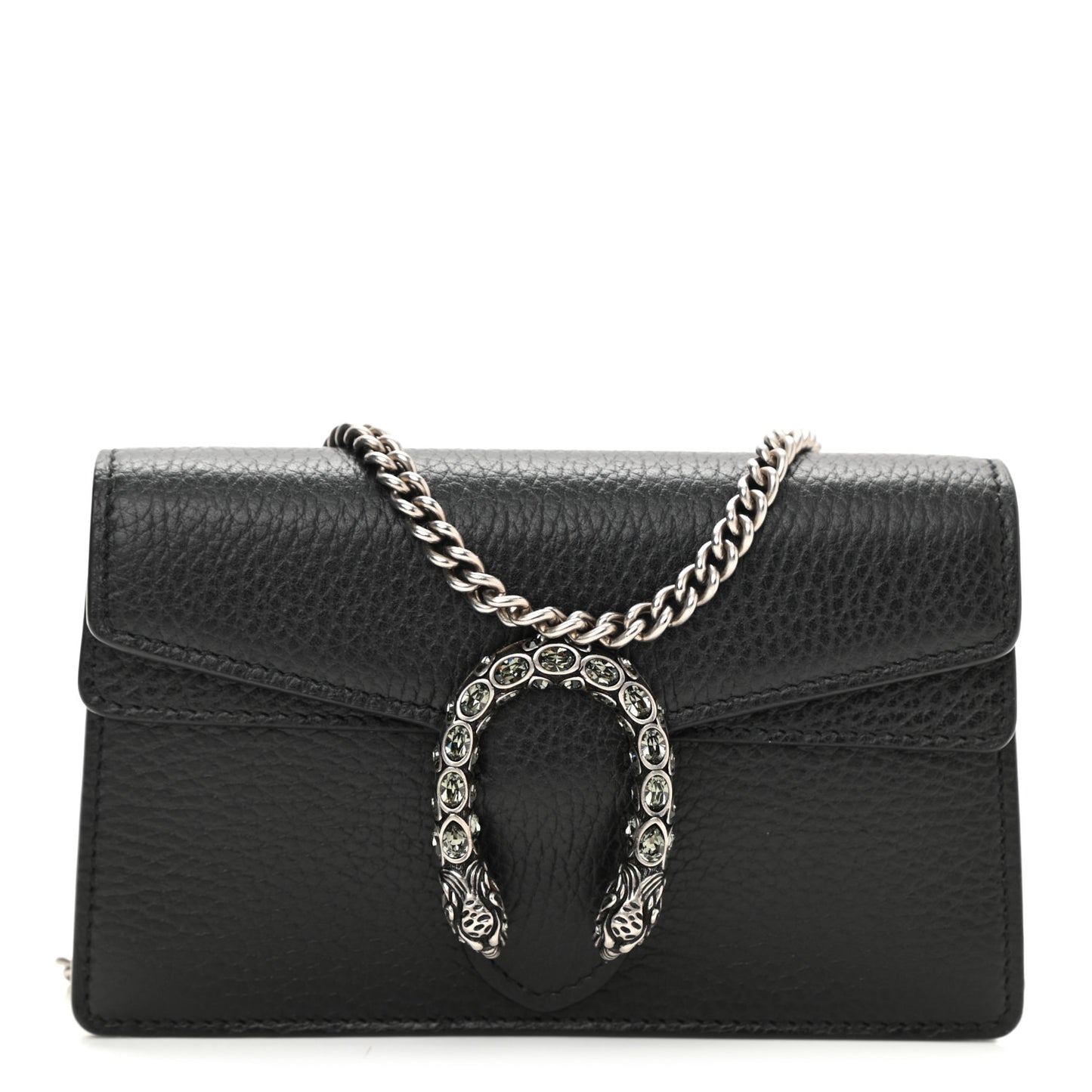 Calfskin Super Mini Dionysus Shoulder Bag Black
