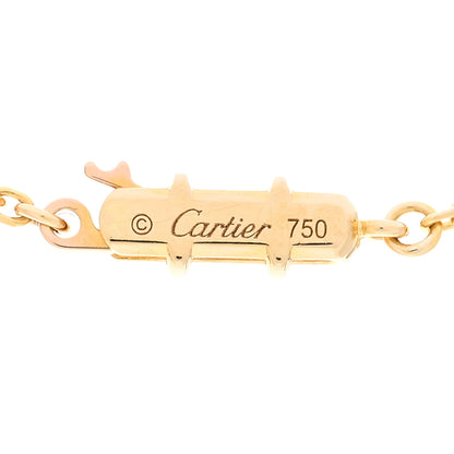 Cartier 18K Yellow Gold Diamond Hearts And Symbols Pendant Necklace 4 of 4
