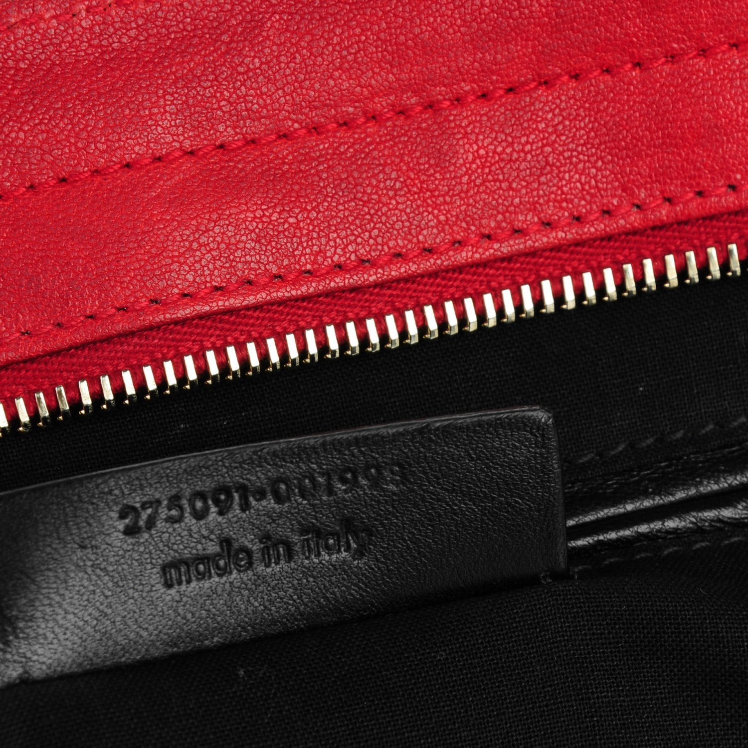 Saint Laurent Sheepskin Large Cabas ChYc Red 7 of 12