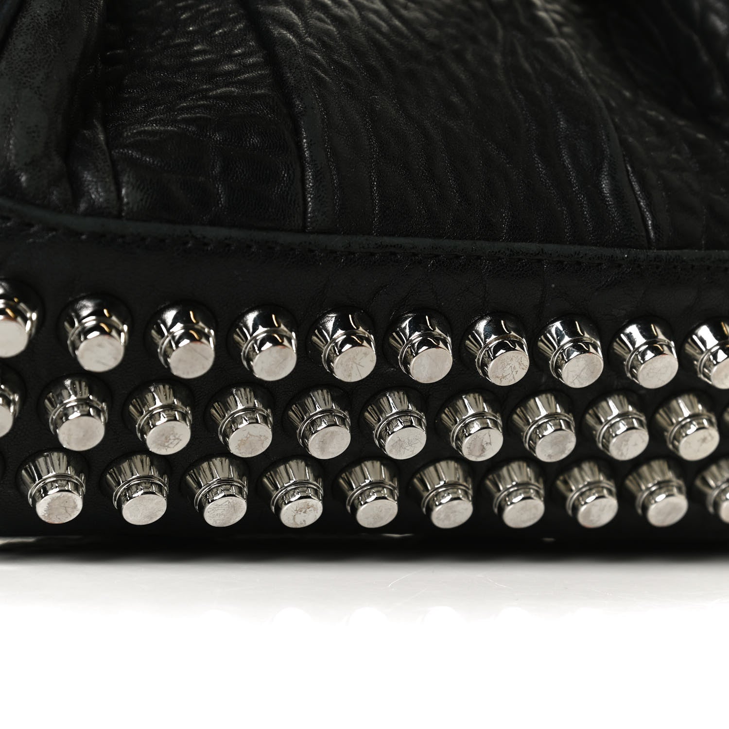 Alexander Wang Pebbled Lambskin Mini Rockie Black Rhodium Hardware 17 of 17