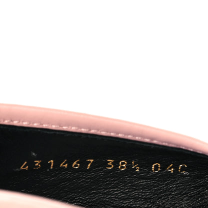 Gucci Wool Tweed Horsebit Womens Jordaan Loafers 38.5 Pink White Perfect Pink 8 of 8