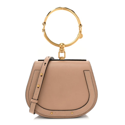 Chloe Calfskin Suede Small Nile Bracelet Bag Biscotti Beige 1 of 12