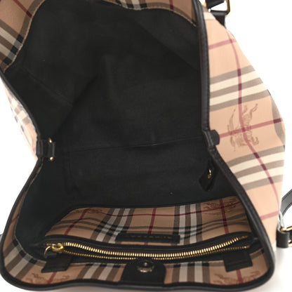 Burberry Haymarket Check Small Canterbury Tote Chocolate 5 of 10