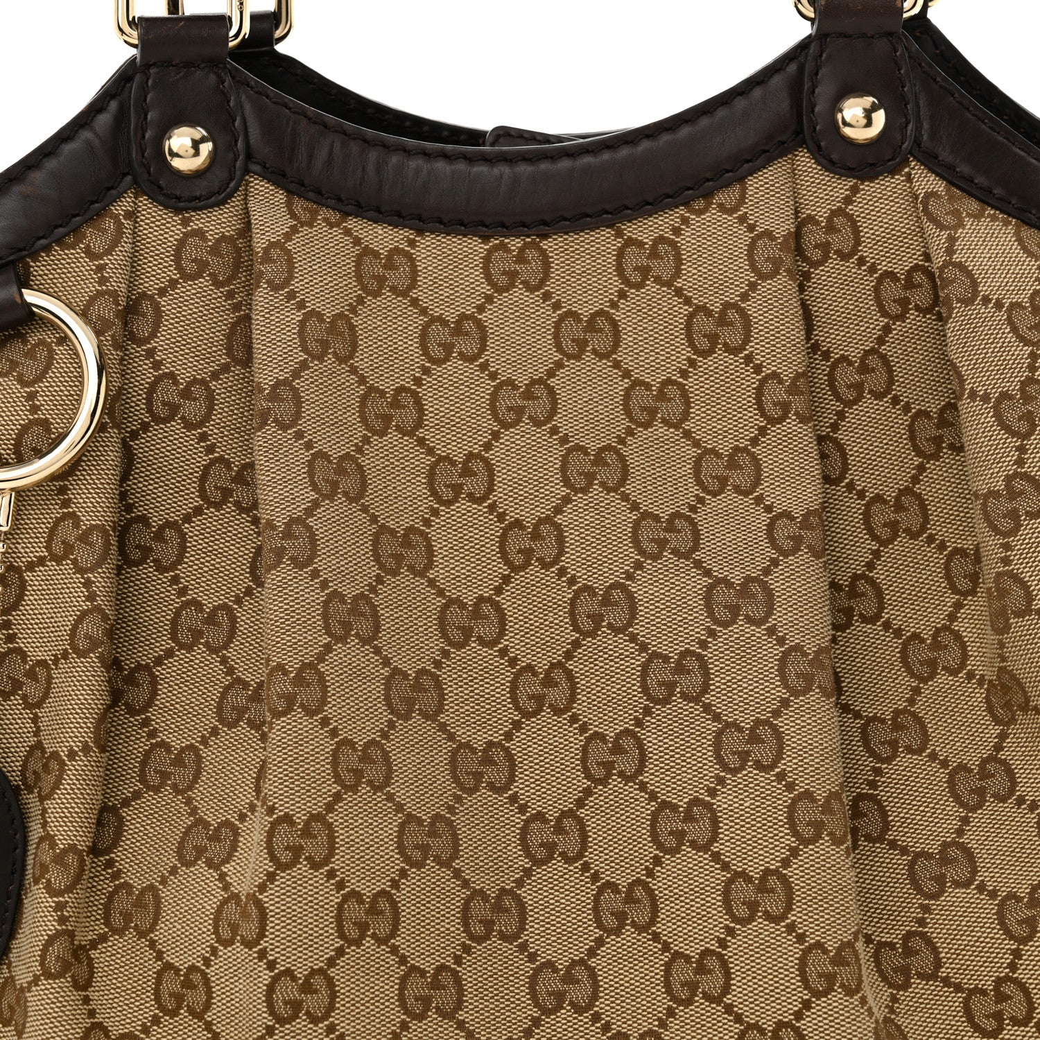 Gucci Monogram Medium Sukey Tote Dark Brown 8 of 13