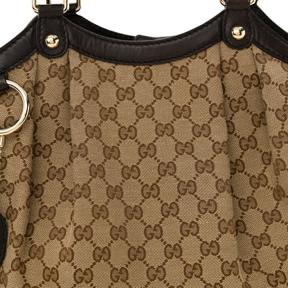 Gucci Monogram Medium Sukey Tote Dark Brown 8 of 13