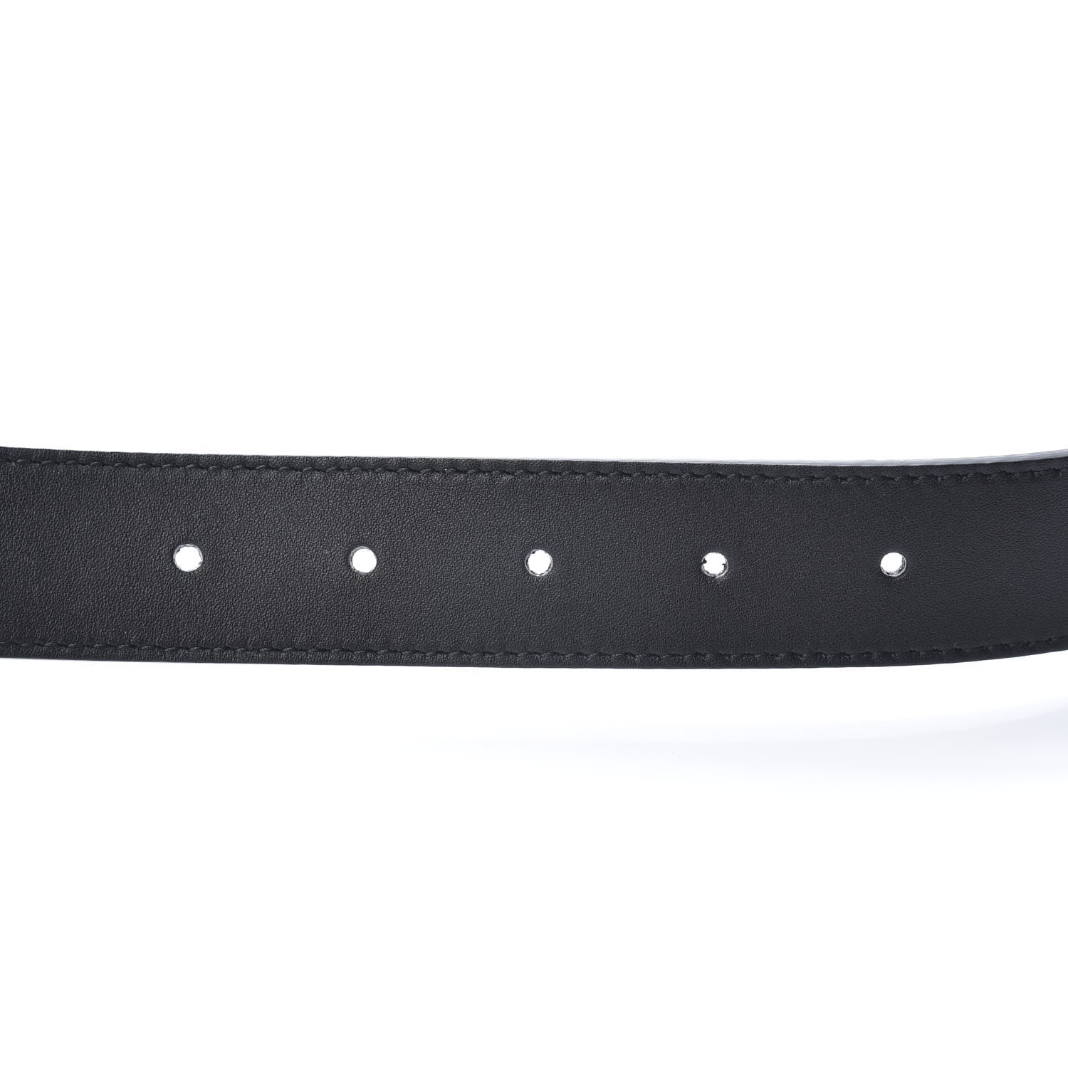 Gucci Calfskin Double G 30mm Belt 90 36 Black 4 of 5