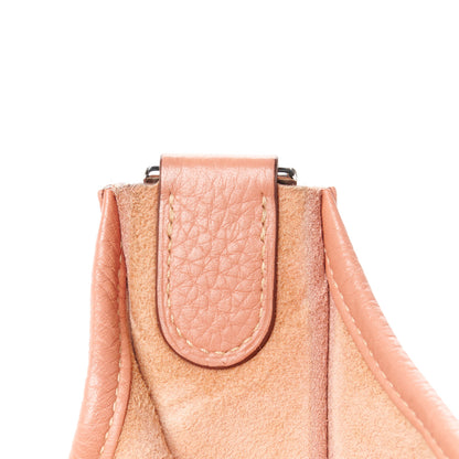 Hermes Taurillon Clemence Amazone Evelyne III GM Crevette 12 of 13