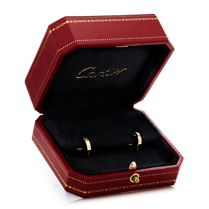 Cartier 18K Yellow Gold Small LOVE Hoop Earrings 7 of 7