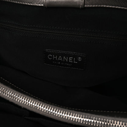 Chanel Metallic Calfskin Small Chain Me Tote Silver 6 of 11