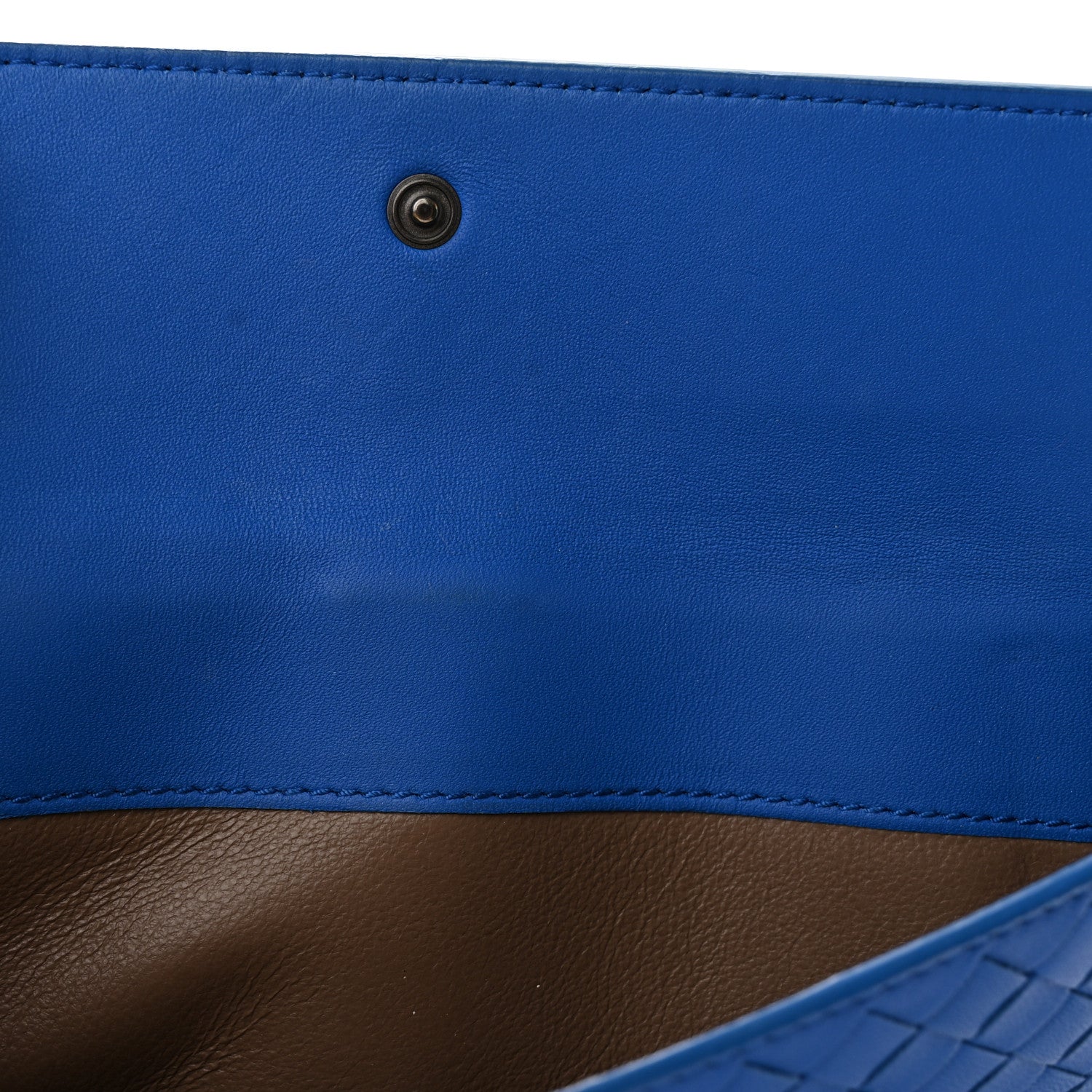 Bottega Veneta Nappa Intrecciato Continental Flap Wallet Bluette 16 of 17