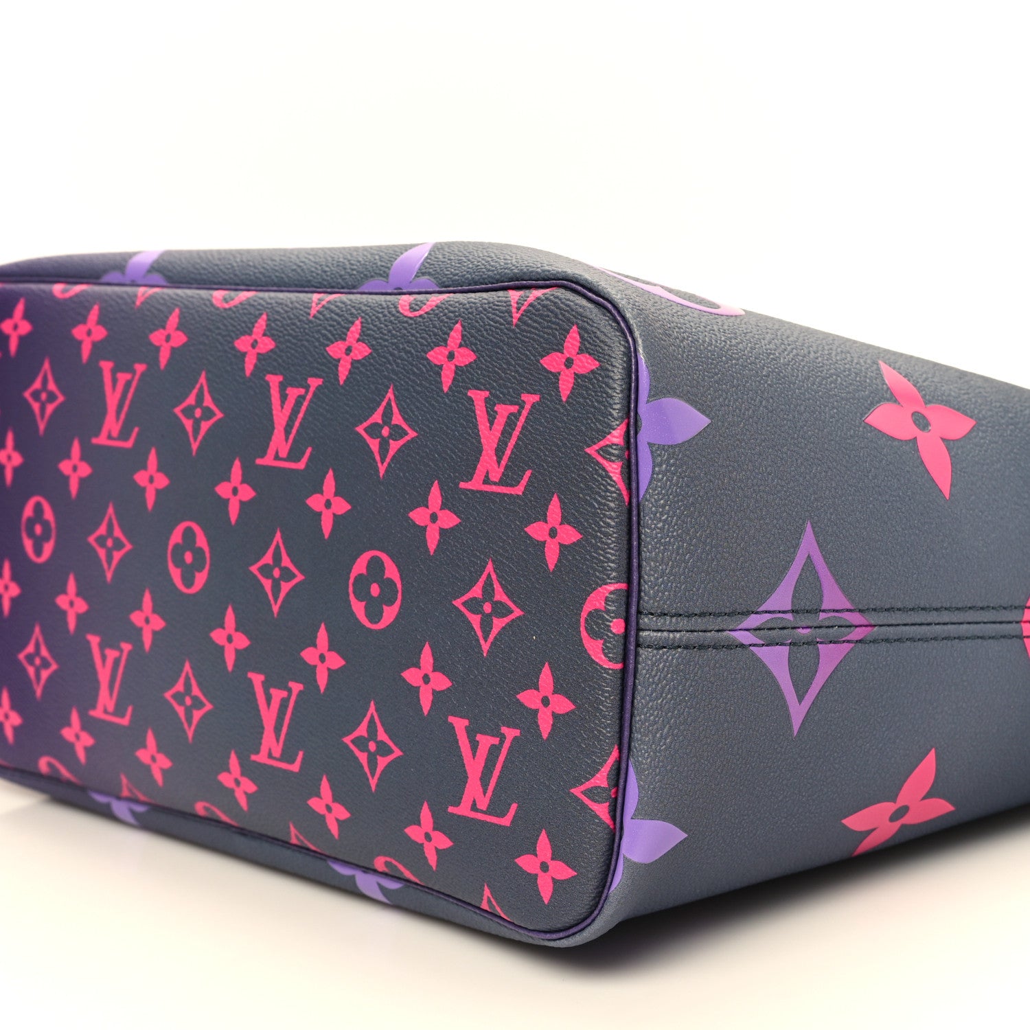 Louis Vuitton Monogram Giant Spring In The City Neverfull MM Midnight Fuchsia 10 of 10