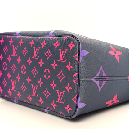 Louis Vuitton Monogram Giant Spring In The City Neverfull MM Midnight Fuchsia 10 of 10