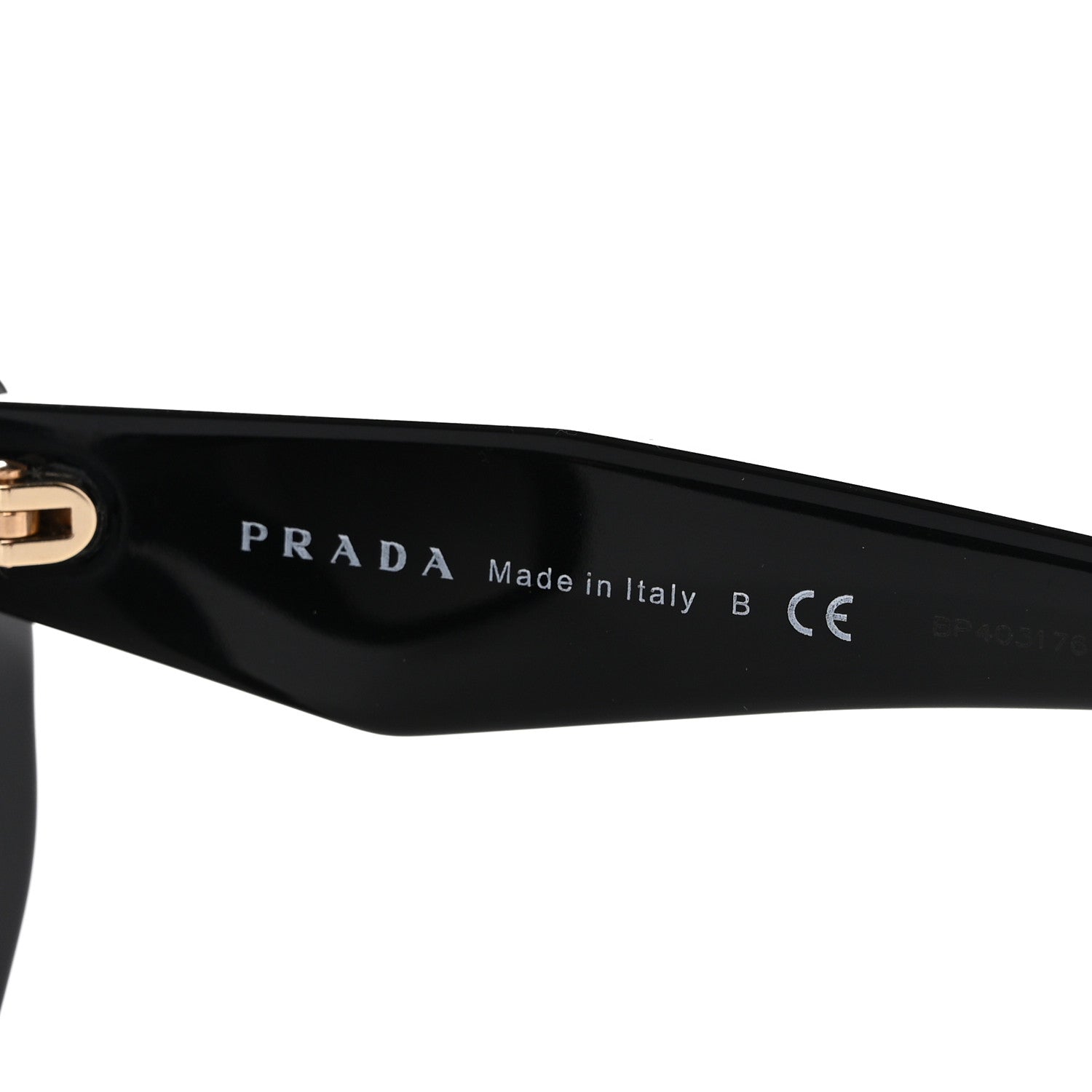 Prada Sunglasses SPR 16R Black 5 of 7