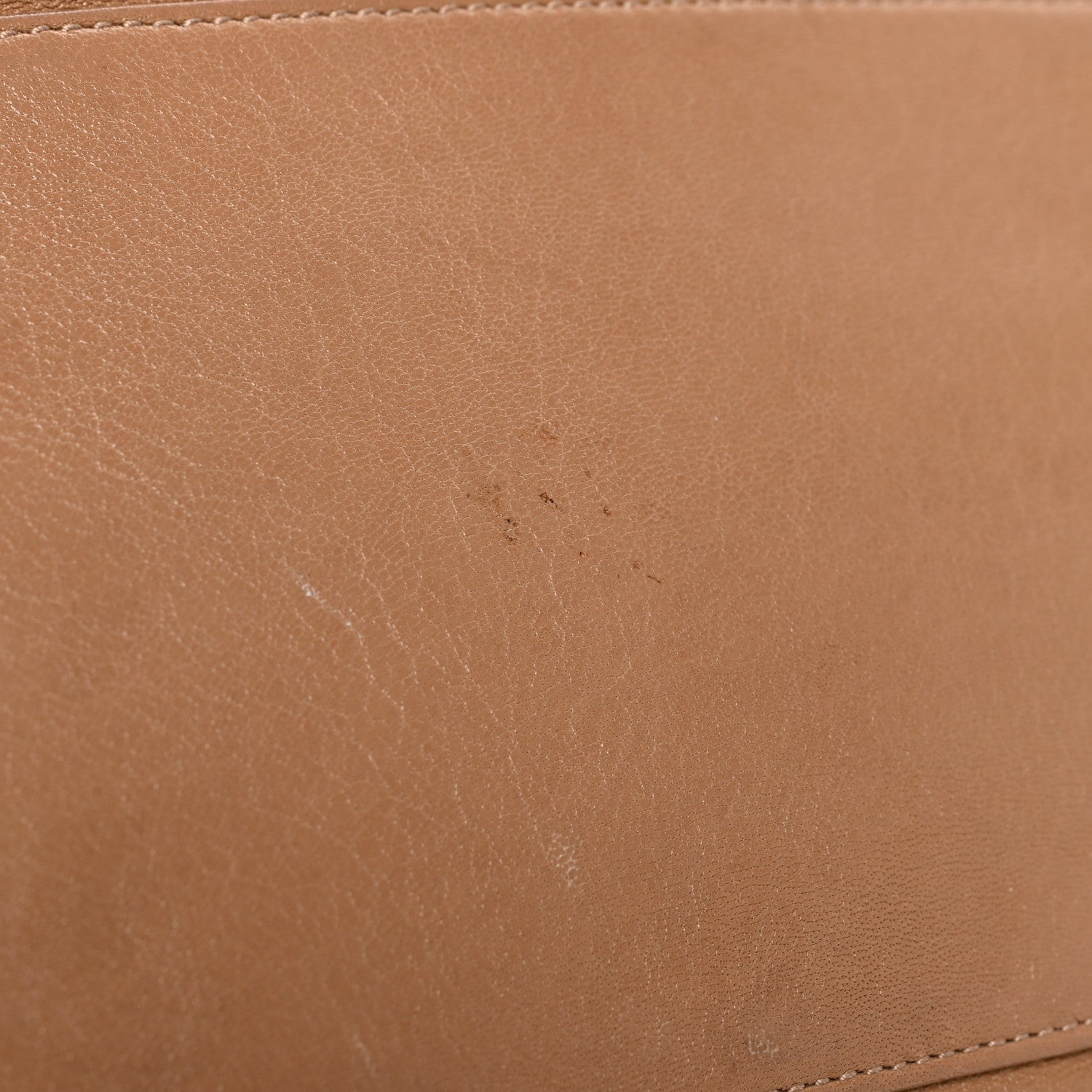 Saint Laurent Pebbled Lambskin Chevron Monogram Large Nolita Beige 15 of 15