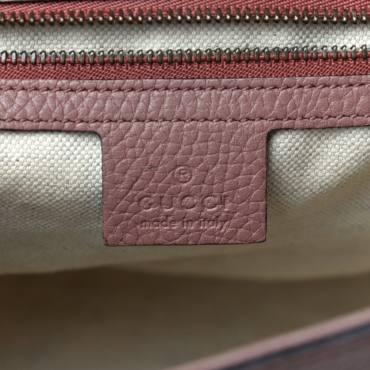Calfskin Small GG Marmont Top Handle Bag Rosy Phard
