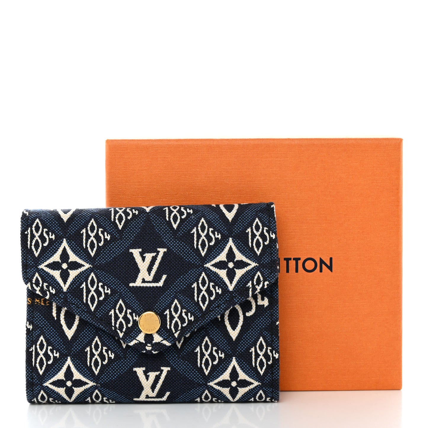 Jacquard Since 1854 Victorine Wallet Blue