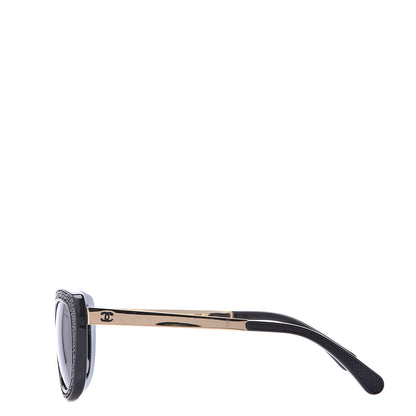Chanel Stingray CC Polarized Sunglasses 6046-Q Black 2 of 8