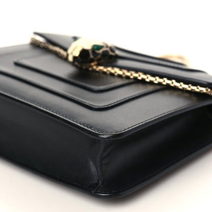 Bulgari Calfskin Serpenti Forever Crossbody Bag Black 9 of 9