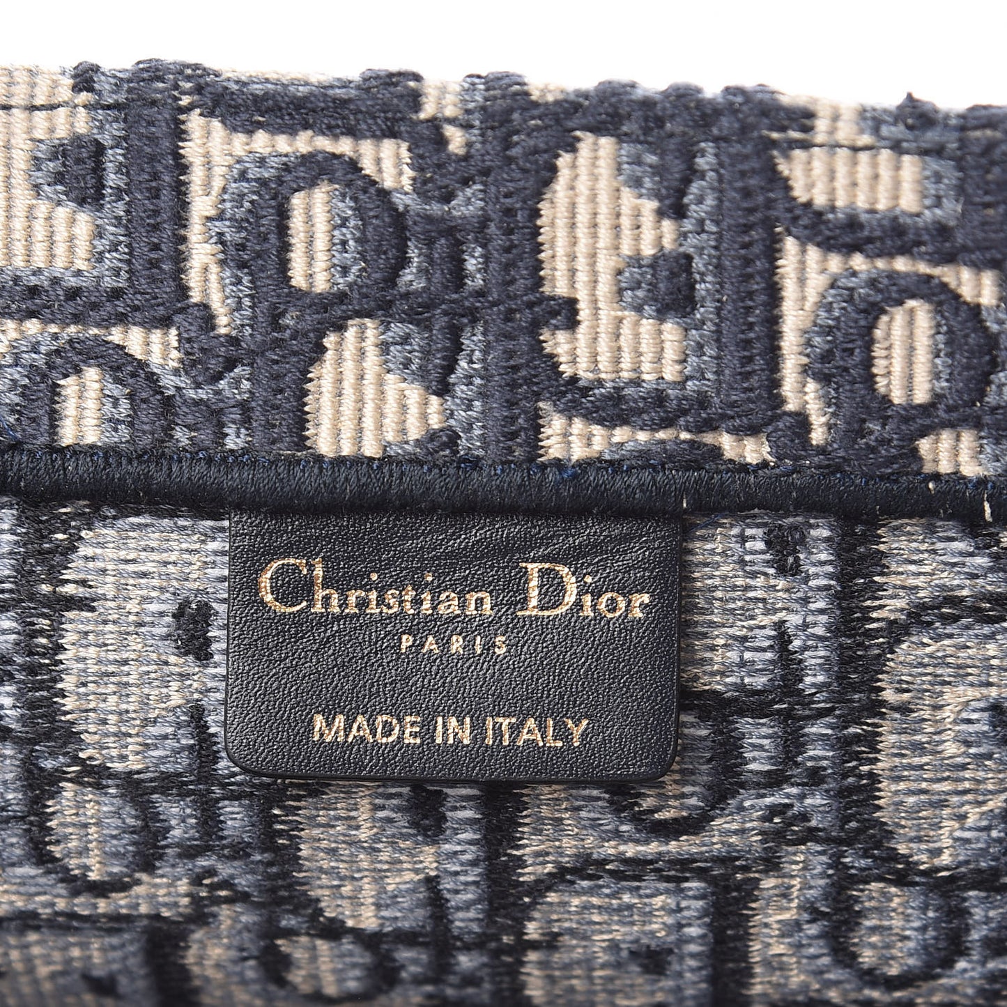 Oblique Book Tote Blue Multicolor
