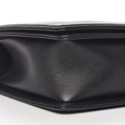 Chanel Caviar Quilted New Medium Boy Flap So Black 8 of 9