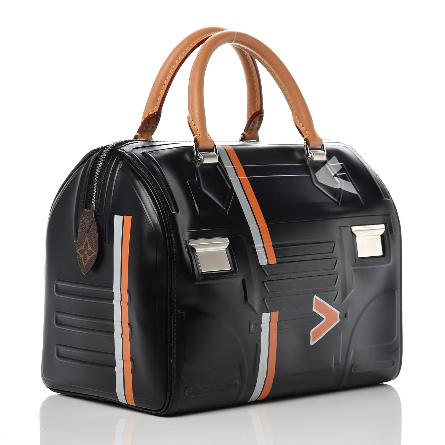 Louis Vuitton Epi Spaceship Embossed Speedy 25 Black 3 of 9