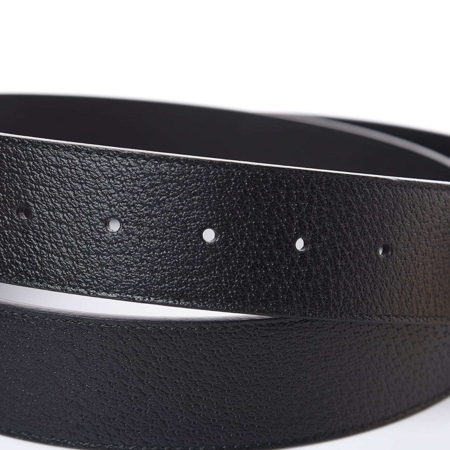 Textured Calfskin Double G 40mm Belt 115 46 Black