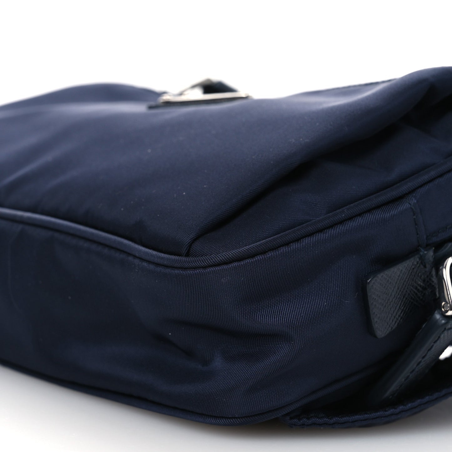 Tessuto Nylon Saffiano Belt Bag Bleu