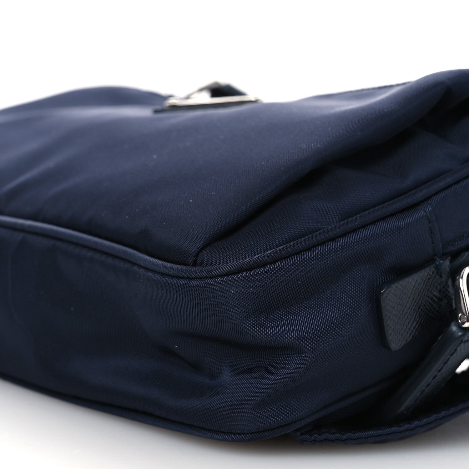 Prada Tessuto Nylon Saffiano Belt Bag Bleu 11 of 11