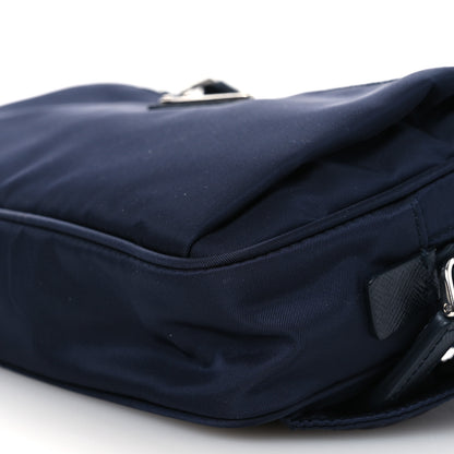 Prada Tessuto Nylon Saffiano Belt Bag Bleu 11 of 11