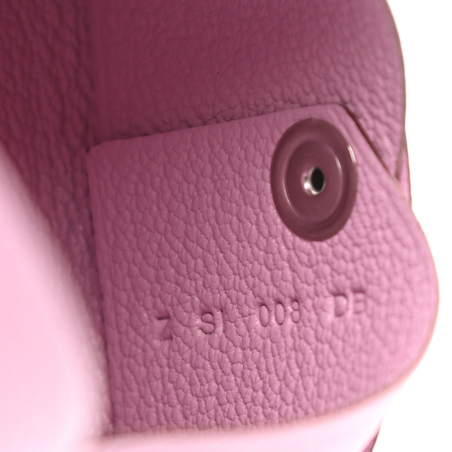 Hermes Chevre Mysore Calvi Card Case Mauve Sylvestre 7 of 8